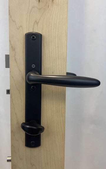 HOPPE MULTIPOINT LOCK HANDLESET, VERONA, M151/216N, SOLID BRASS - Polished Brass